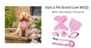 Start a pet brand low MOQ custom dog harness set